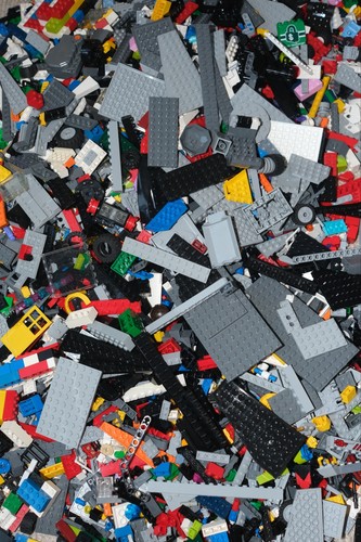260g genuine lego mixed bulk - genuine,