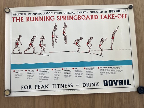 Vintage bovril swimming - bovril,
