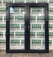 UPVC GREY FRENCH DOORS