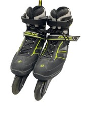 Zetra Blade XT Black and Green Rollerblades UK 10 (HBY)