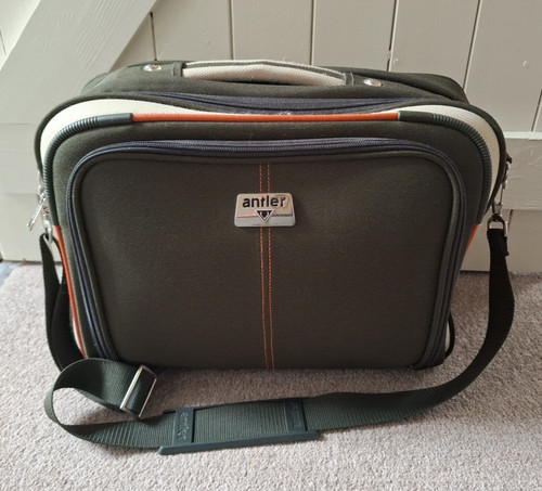 Vintage antler small holdall - small,