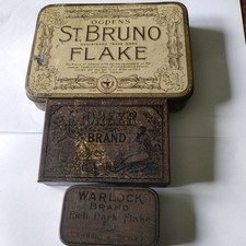 three vintage tobacco Tins 