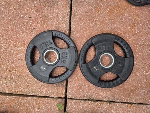 5kg rubber encased tri grip - rubber,