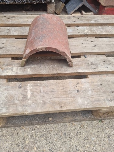 Reclaimed half round clay - reclaimed,