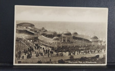 Vintage Black & White Postcard HASTINGS PIER AND BANDSTAND