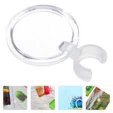  2 Count Magnify Glass Hands Free Magnifier for Needlework Drawing