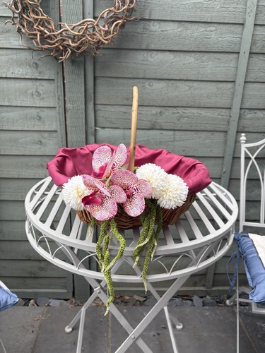 Artificial orchid wicker - orchid,