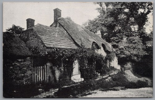 Studland dorset old cottages - -,