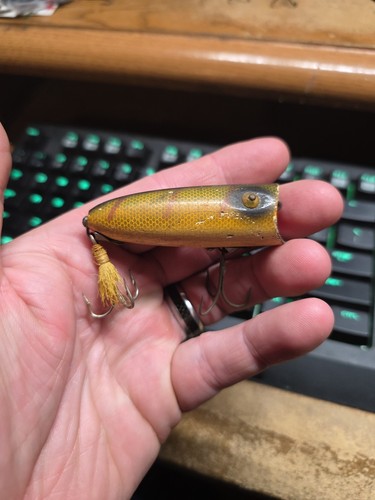 Vintage wood heddon baby lucky - vintage,