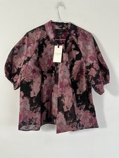 TED BAKER TOP PINK BLACK