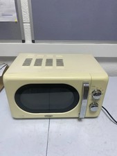 De'Longhi Argento Flora 800W Standard Microwave 20L Interior Capacity - Cream