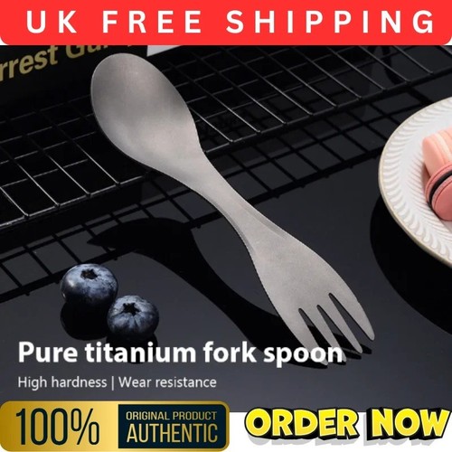 Titanium spork camping - titanium, spork.