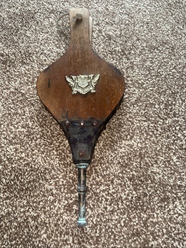 Vintage fireplace bellows air - fireplace,