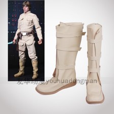 Star Wars Luke Skywalker Jedi Boots Shoes Cosplay Costume Boots Halloween Props