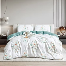 Evie Floral Leaf Printed Duvet