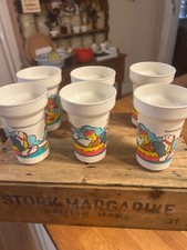 Vintage 1993 Set 6 Plastic Drinking Cups / Beakers – Tom & Jerry – Disney  Retro