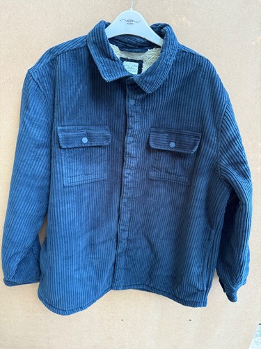Navy jumbo corduroy sherpa - navy,