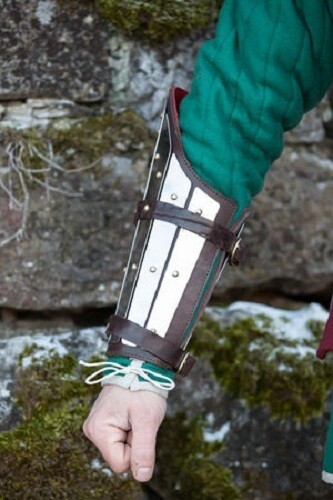 Medieval splint combat bracers - splint,