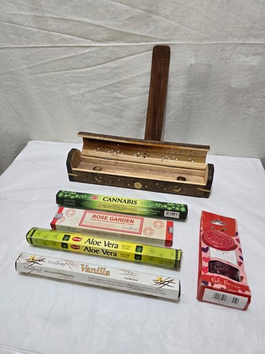 Incense box burner ash - box, catcher