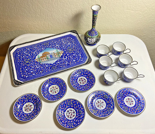 Antique persian minakari - persian,