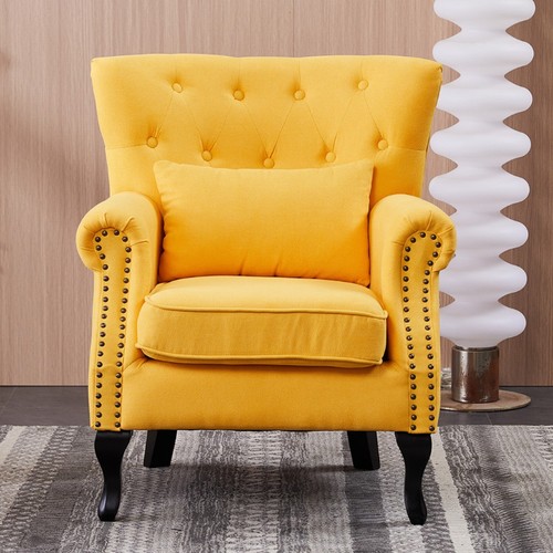 Upholstered velvet armchair - velvet,