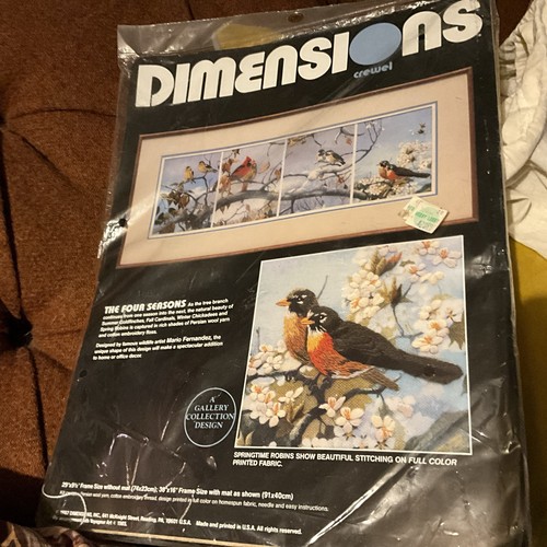 Vtg dimensions crewel - dimensions,