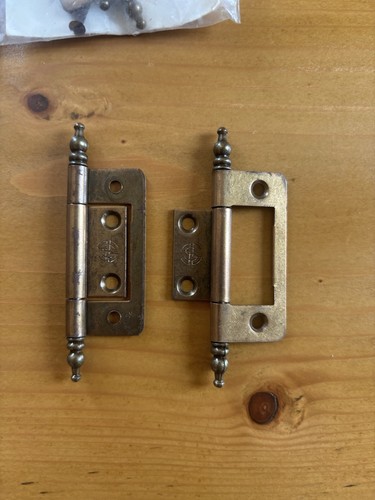 Brass flush hinges with - brass,