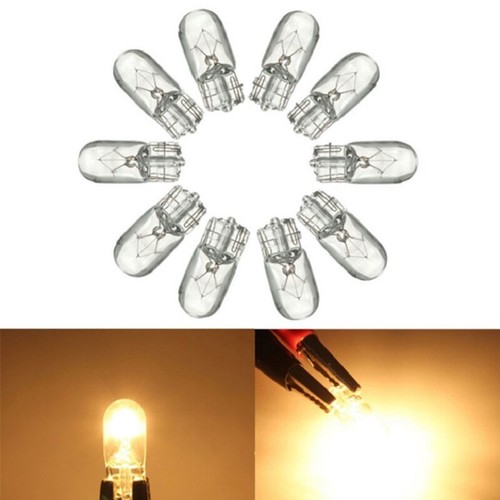 10pcs yellow t10 501 w3w - yellow,