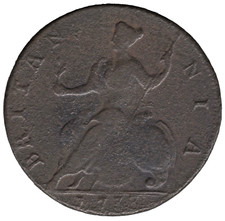 1773 British George III Half