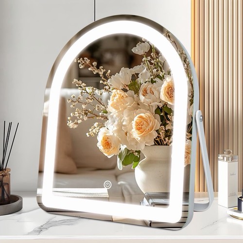 Arched led vanity mirror - arched, with
