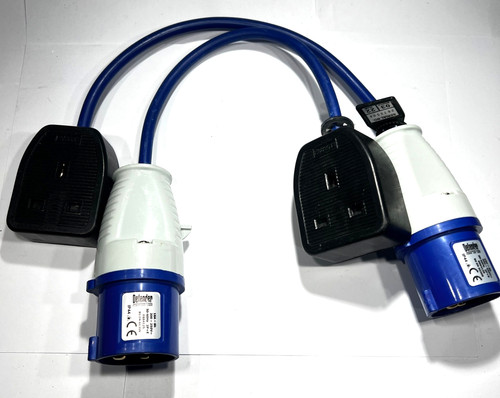 16a 13a caravan adapter - 16a,