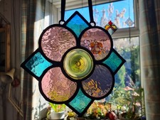 Colourful old victorian leaded
