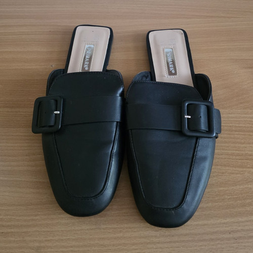 Primark black loafer mule - primark,