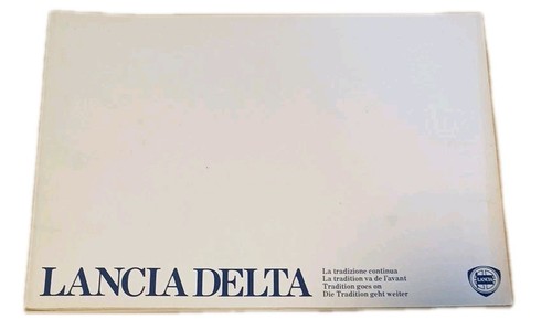 Car brochure lancia delta - brochure,