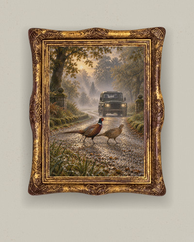 Pheasant shooting lodge - pheasant, wall