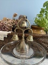 STUNNING Antique Triple Bell