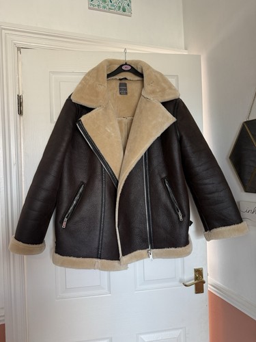 Dark brown faux leather - brown,