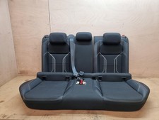 VOLKSWAGEN POLO REAR SEATS MK6 A06 17-21 5DR HATCH HALF LEATHER BACKRESTS SET