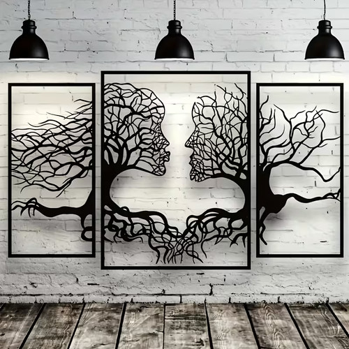 Tree life couple - couple, metal