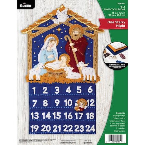 Bucilla advent calendar felt - bucilla,