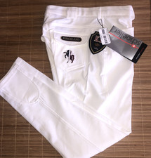 KINGSLAND KL Kelly Tournament Breeches Ladies Knee Trim White 40 NEW % RRP€219
