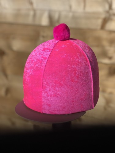 Horse riding hat cover - riding, velvet