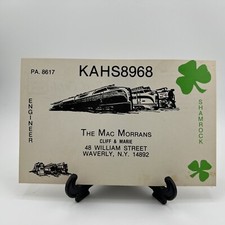 CB radio QSL postcard