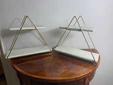 2 x Triangle Design Kitchen or Bathroom Organizer, Counter Worktop Shelving 