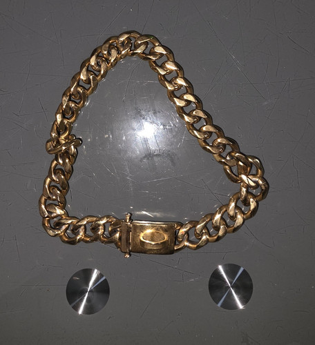 18ct yellow gold - yellow, plated
