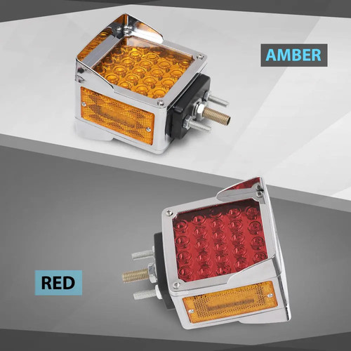 1xdual face led pedestal turn - face,