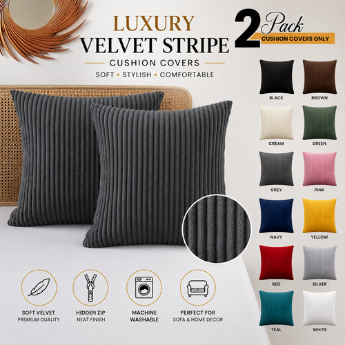 Pack velvet ribbed - 2,