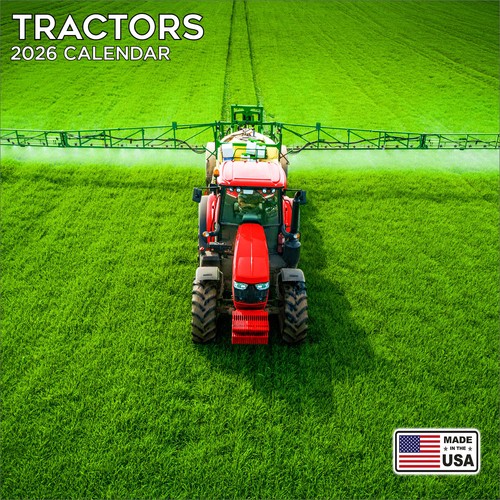 Tractors calendar 2026 - tractors,