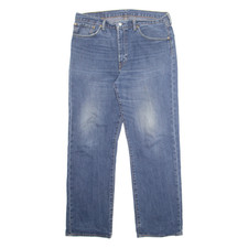 LEVI'S 751 Jeans Mens Blue Regular Straight Stone Wash W36 L32