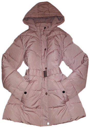 Baby pink puffer jacket - jacket,